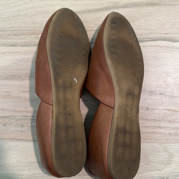 Miz Mooz kimmy brown leather slip on flats - Picture 4 of 5
